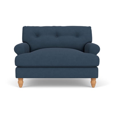 Love Seat - Indigo - House Linen Mix