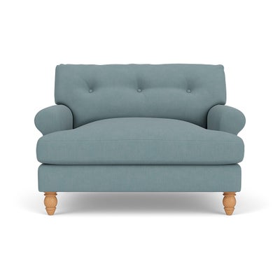 Love Seat - Sky blue - House Linen Mix
