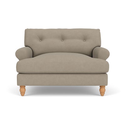 Love Seat - Dove grey - House Linen Mix