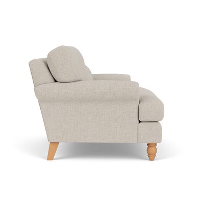 Love Seat - Natural - Aquaclean Oxford