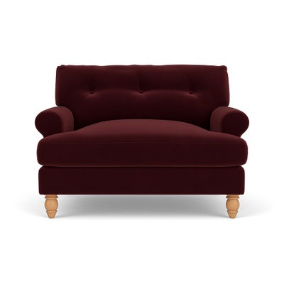 Love Seat - Dark Rosehip - Matt Velvet