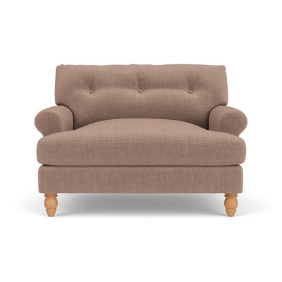 Love Seat - Dusky Rose - Eco Chenille
