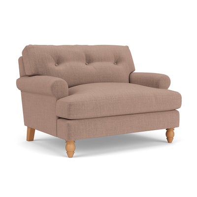 Love Seat - Dusky Rose - Eco Chenille