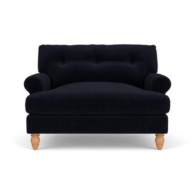 Love Seat - Ink - Eco Chenille