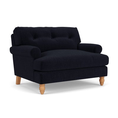 Love Seat - Ink - Eco Chenille