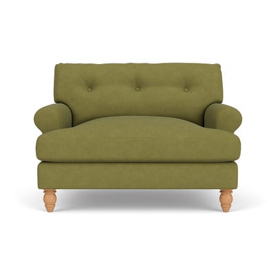 Love Seat - Apple - House Linen Mix