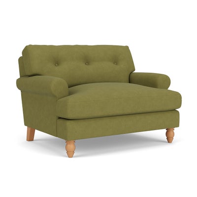 Love Seat - Apple - House Linen Mix