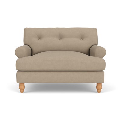 Love Seat - Natural - House Linen Mix