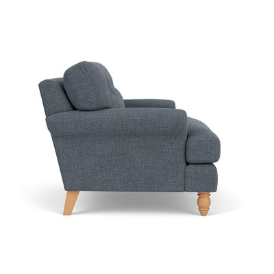 Love Seat - Indigo - Rustic Weave