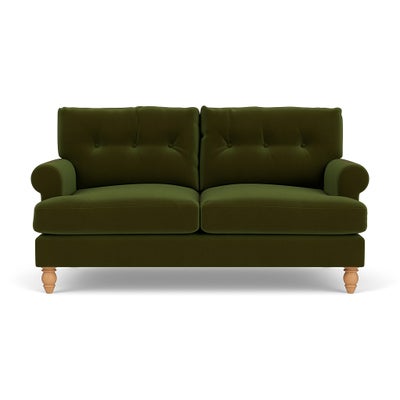 Large 2 Seater - Forest Green - Matt Velvet