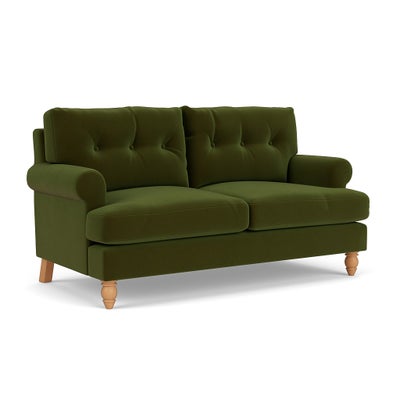 Large 2 Seater - Forest Green - Matt Velvet