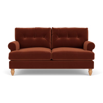 Large 2 Seater - Brick - Matt Velvet