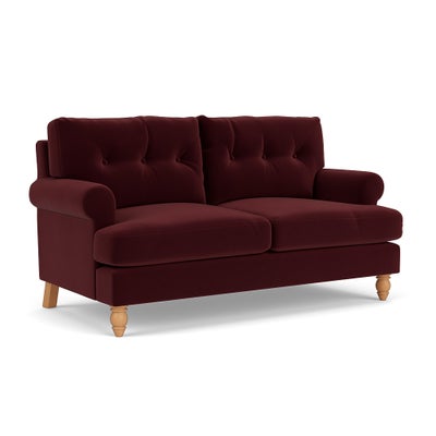 Large 2 Seater - Dark Rosehip - Matt Velvet