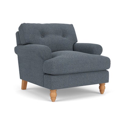 Armchair - Indigo - Rustic Weave