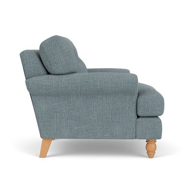 Armchair - Teal marl - Rustic Weave