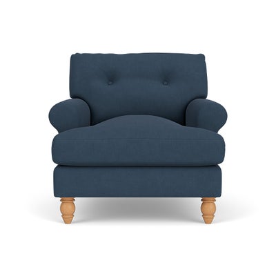 Armchair - Indigo - House Linen Mix