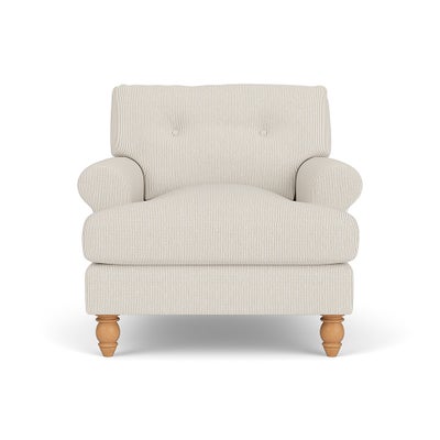 Armchair - Natural - Broadway Stripe