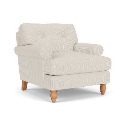 Armchair - Natural - Broadway Stripe