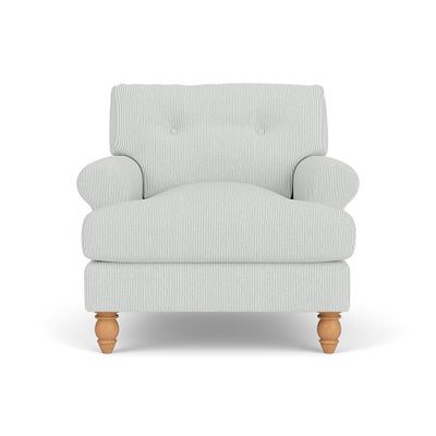 Armchair - Duck Egg - Broadway Stripe