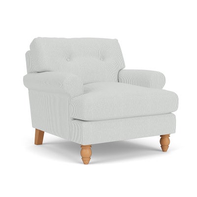 Armchair - Duck Egg - Broadway Stripe