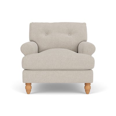 Armchair - Natural - Aquaclean Oxford