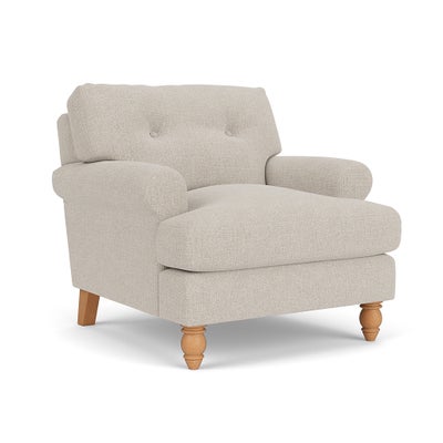 Armchair - Natural - Aquaclean Oxford