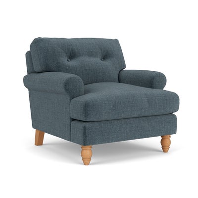 Armchair - Teal - Eco Chenille