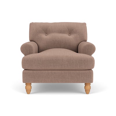 Armchair - Dusky Rose - Eco Chenille