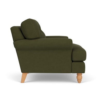 Armchair - Forest Green - House Linen Mix