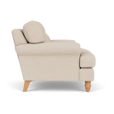 Armchair - Lily White - House Linen Mix