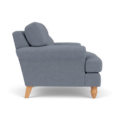 Armchair - Navy - Eco Herringbone