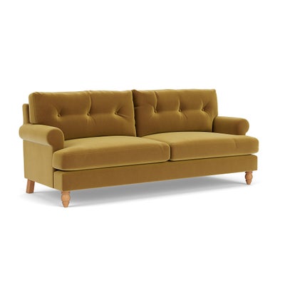 4 Seater - Mustard - Matt Velvet