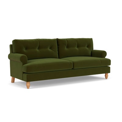 4 Seater - Forest Green - Matt Velvet