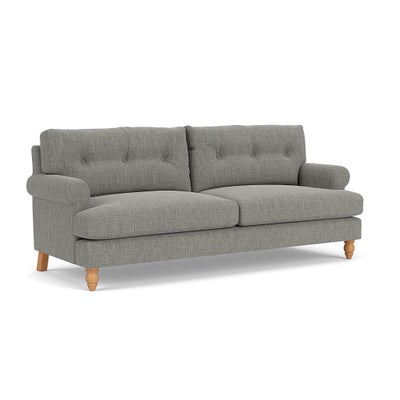 4 Seater - Grey Marl - Rustic Weave