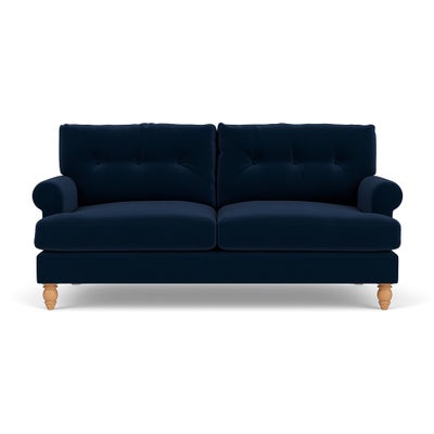 3 Seater - Deep Blue - Matt Velvet