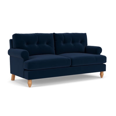 3 Seater - Deep Blue - Matt Velvet