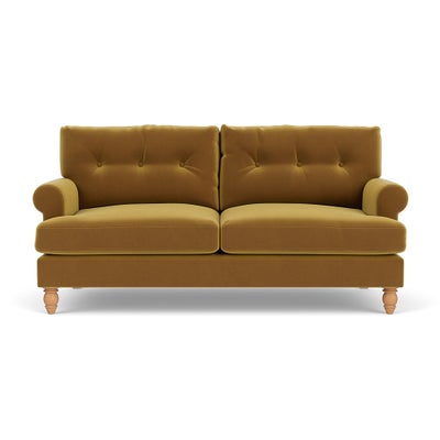 3 Seater - Mustard - Matt Velvet