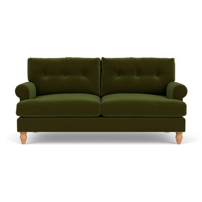 3 Seater - Forest Green - Matt Velvet