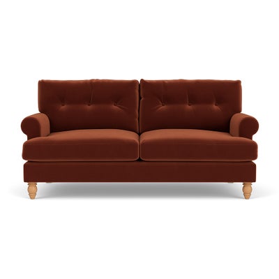 3 Seater - Brick - Matt Velvet