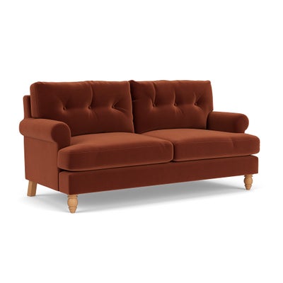 3 Seater - Brick - Matt Velvet