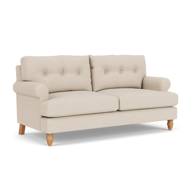 3 Seater - Lily White - House Linen Mix