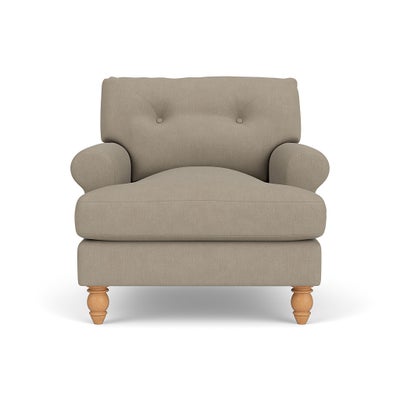 Armchair - Dove grey - House Linen Mix