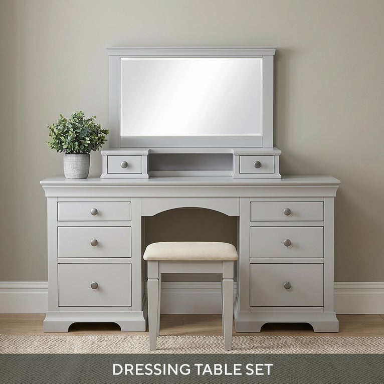 grey colour dressing table Tables hoodie with boots