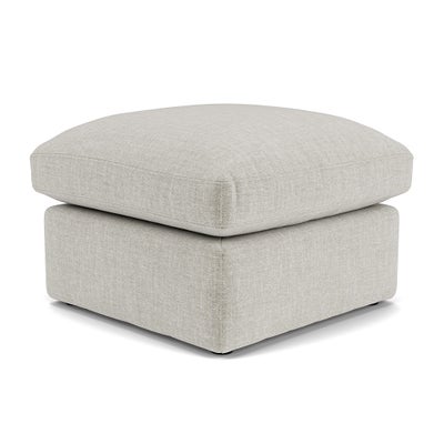Foot Stool - Grey Mist - Eco Chenille