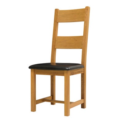 Ladderback Chair - Leather Seat Pad