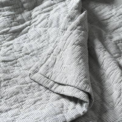 Needle Stripe Bed Throw