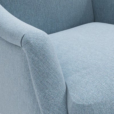 Armchair - Teal marl - Rustic weave