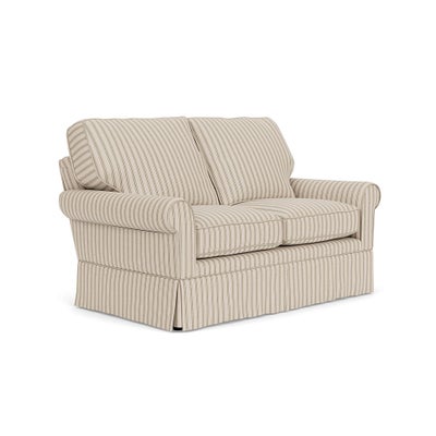 Large 2 Seater Sofa - Sage - Kingham Stripe