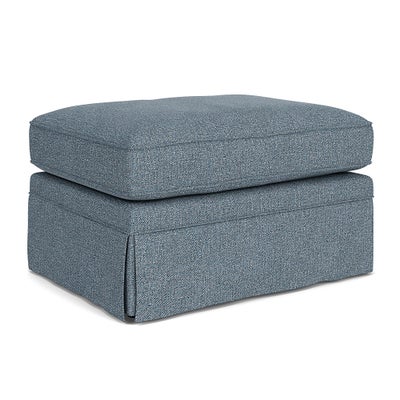 Foot Stool - Mid Blue - Aquaclean Oxford