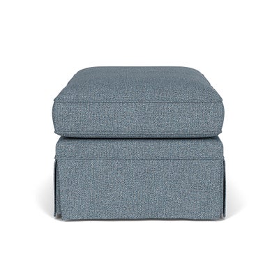Foot Stool - Mid Blue - Aquaclean Oxford